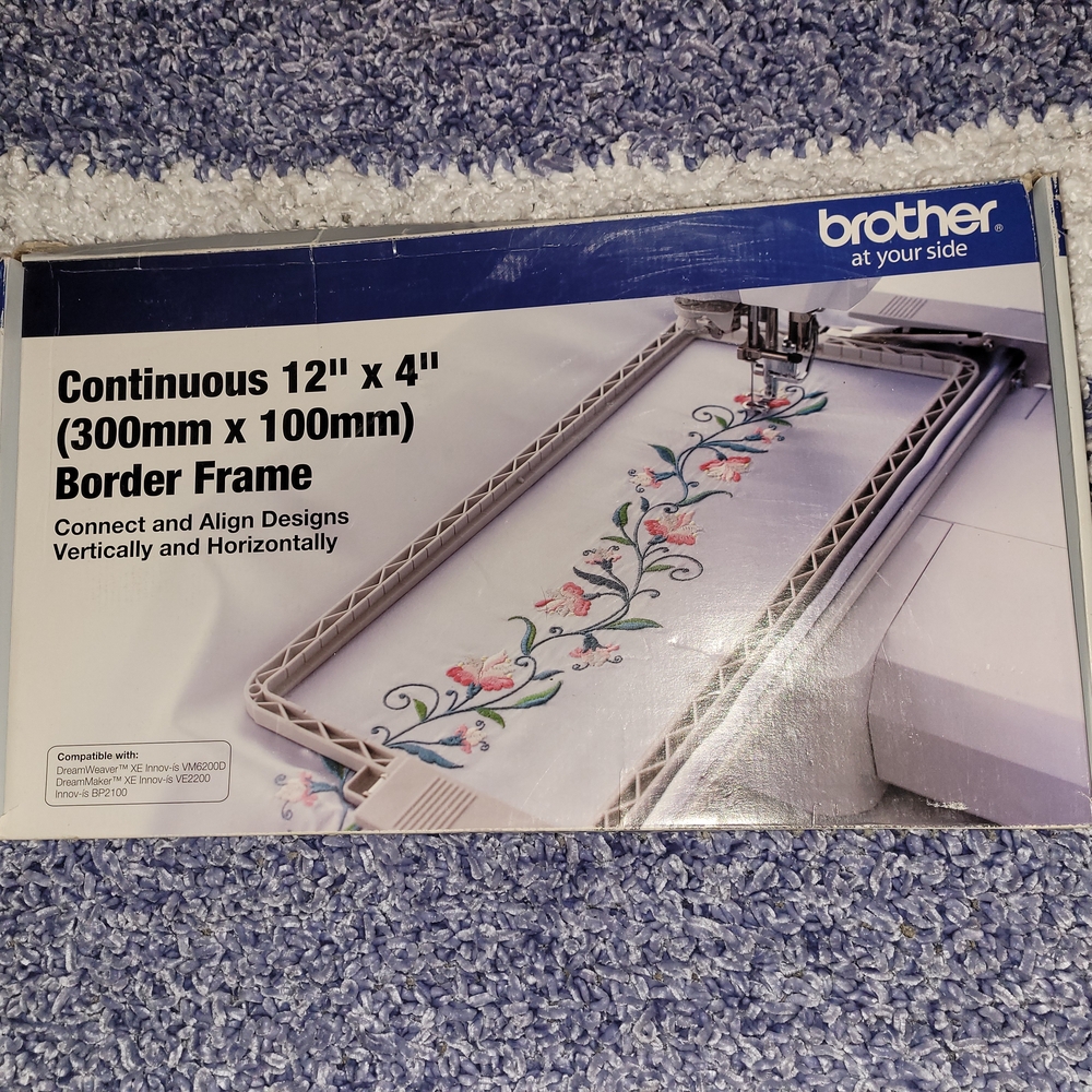 Brother Embroidery Border Frame with Flora